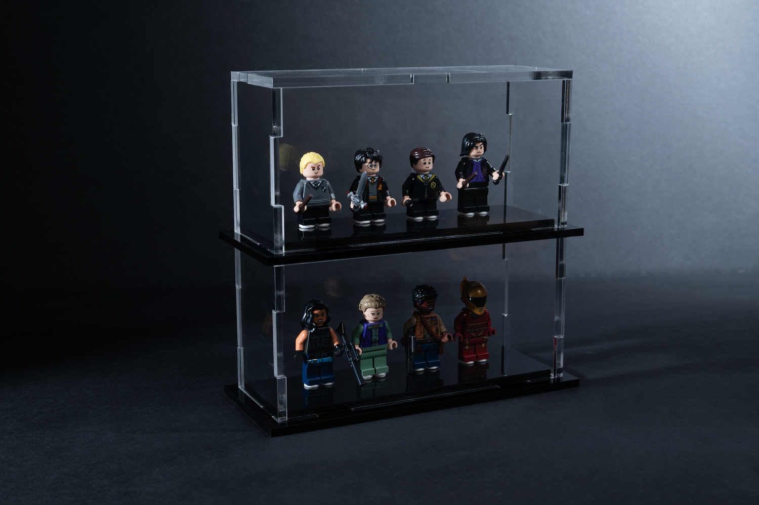 LEGO® Minifigure Display Case – 4 Count by BrickShell Cases
